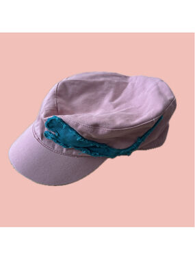 Y2K Puma Pink Cap Hat Turquoise Trim One Size – Retro Sport
